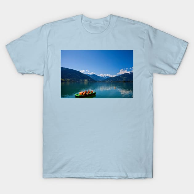 Placid Lake Zell, Austria (2) T-Shirt by Violaman